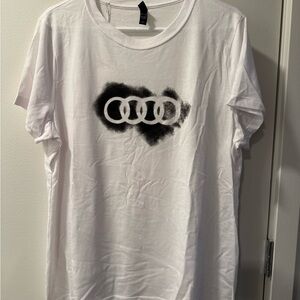 Audi “AIRBRUSH” White T-Shirt size XXL